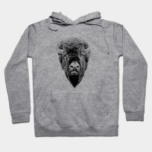 Bison head Hoodie